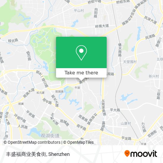 丰盛福商业美食街 map