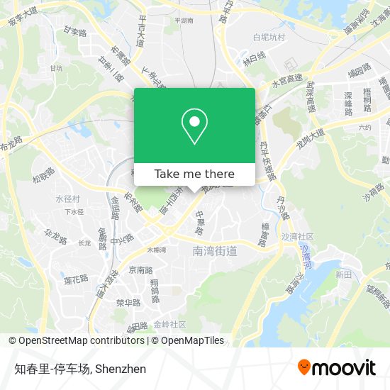 知春里-停车场 map