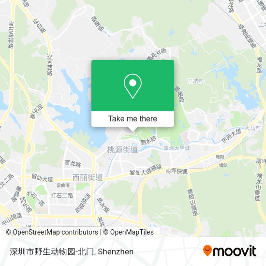 深圳市野生动物园-北门 map