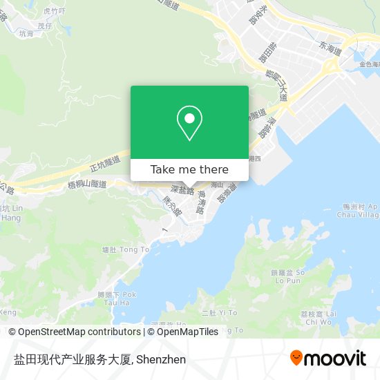 盐田现代产业服务大厦 map