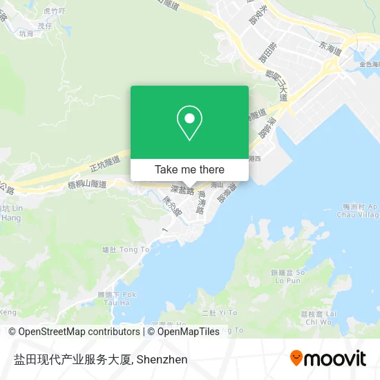 盐田现代产业服务大厦 map