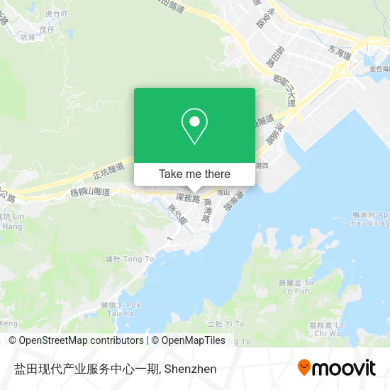 盐田现代产业服务中心一期 map