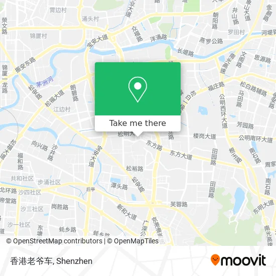 香港老爷车 map