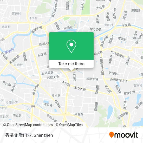 香港龙腾门业 map