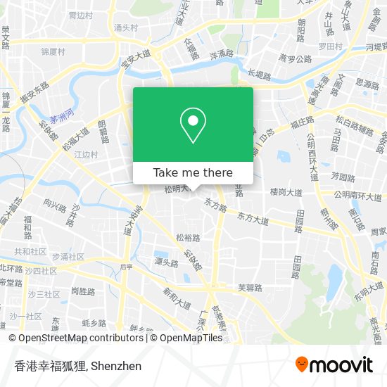 香港幸福狐狸 map