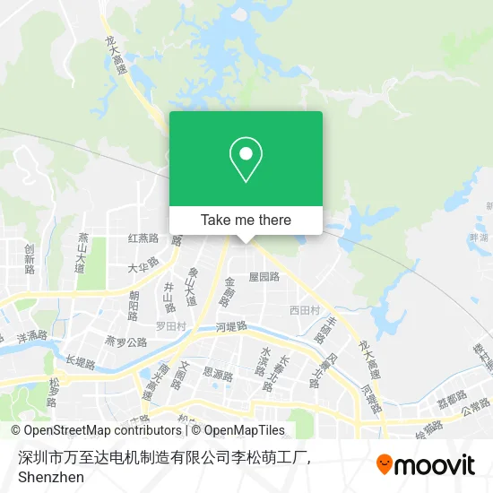 深圳市万至达电机制造有限公司李松萌工厂 map