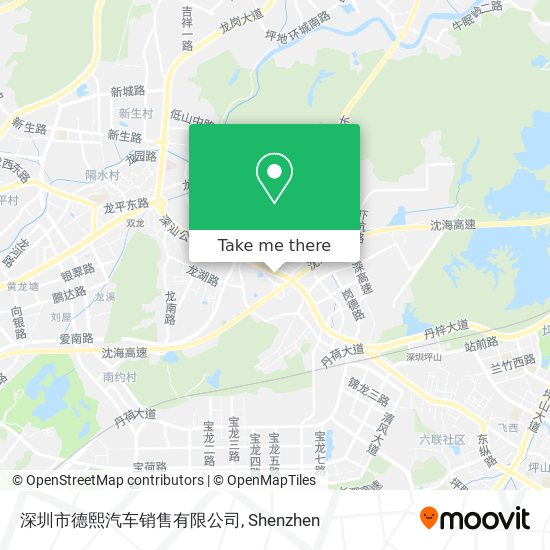 深圳市德熙汽车销售有限公司 map