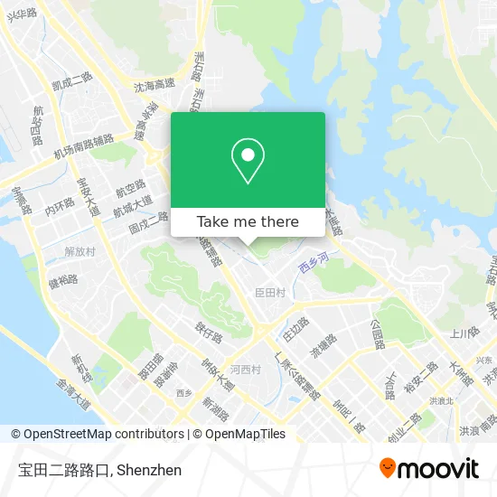 宝田二路路口 map