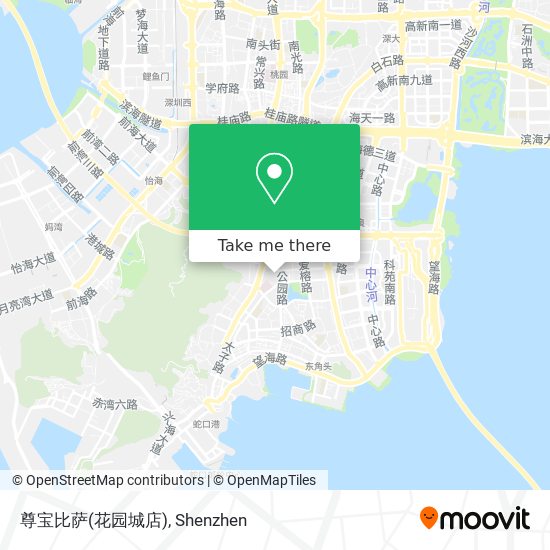 尊宝比萨(花园城店) map