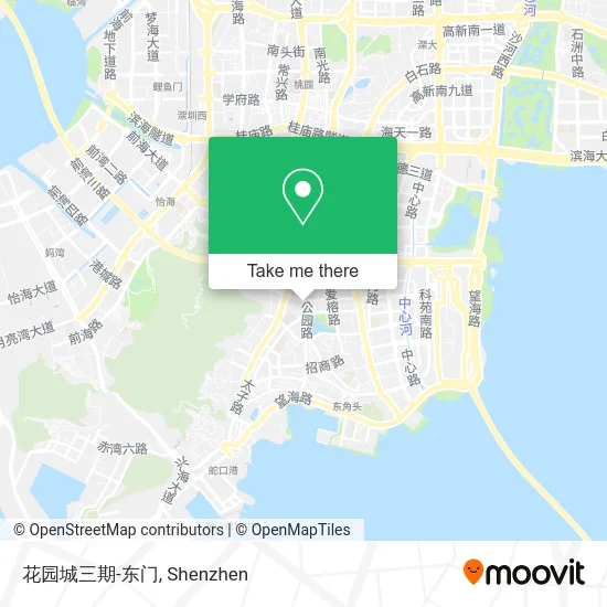 花园城三期-东门 map