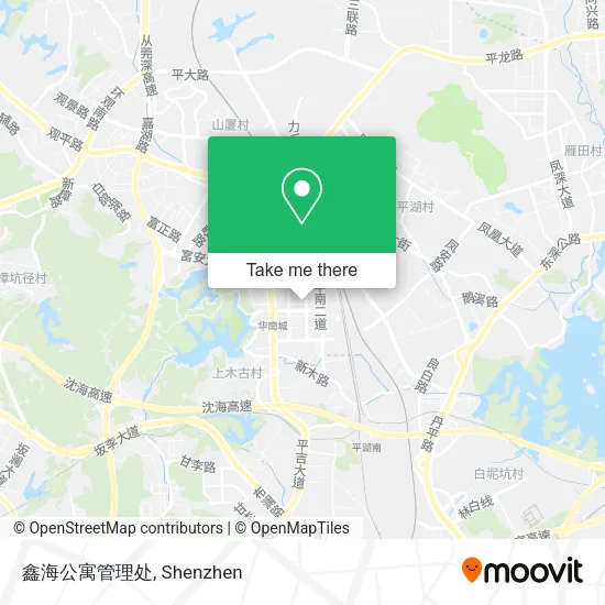 鑫海公寓管理处 map