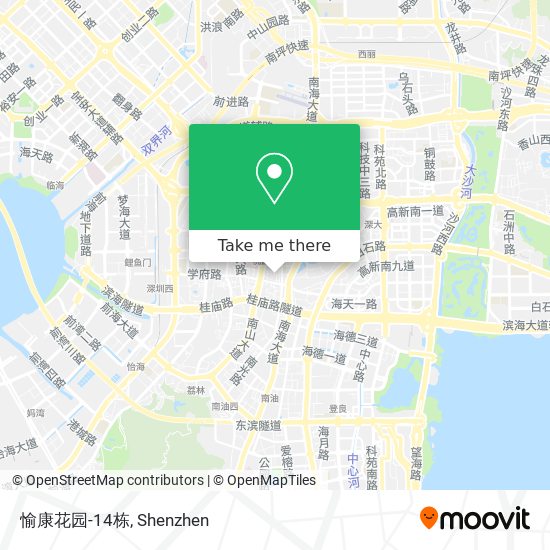 愉康花园-14栋 map