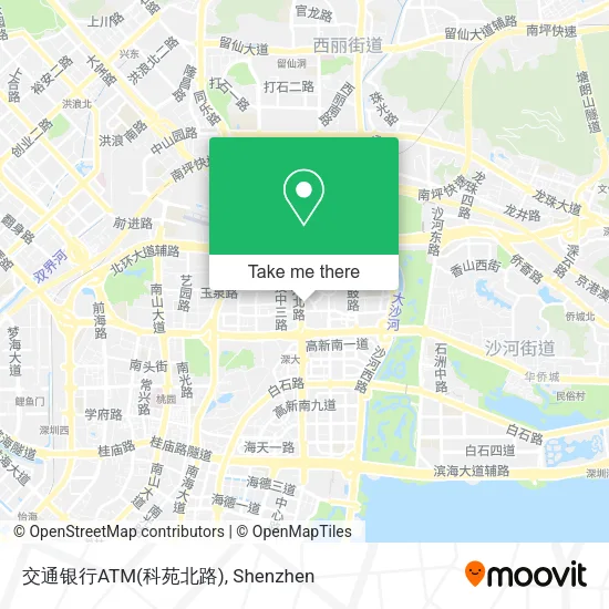 交通银行ATM(科苑北路) map