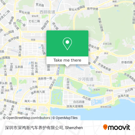 深圳市深鸿渐汽车养护有限公司 map