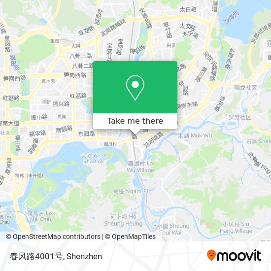 春风路4001号 map
