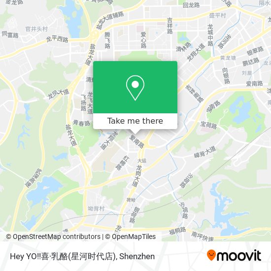 Hey YO!!喜·乳酪(星河时代店) map