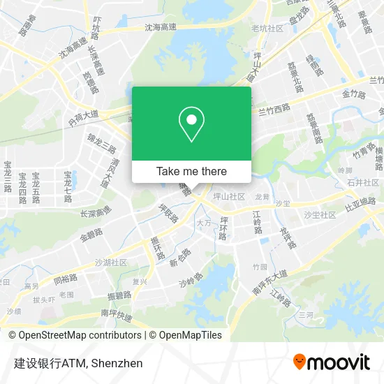 建设银行ATM map