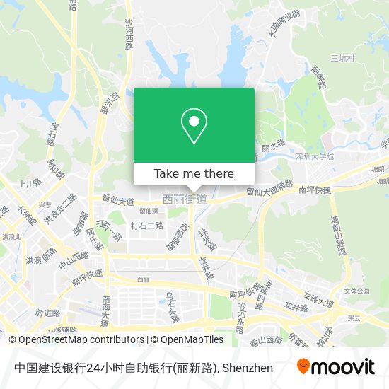 中国建设银行24小时自助银行(丽新路) map