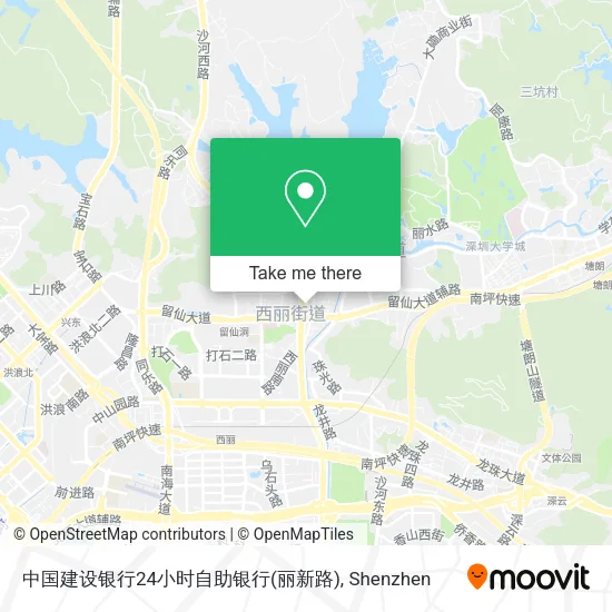 中国建设银行24小时自助银行(丽新路) map