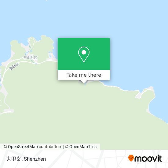 大甲岛 map