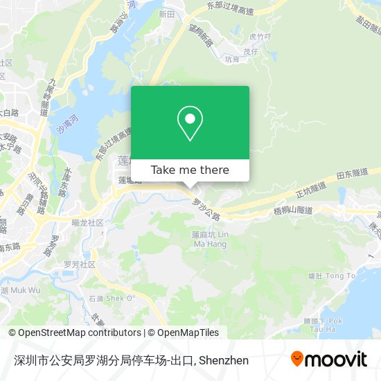 深圳市公安局罗湖分局停车场-出口 map