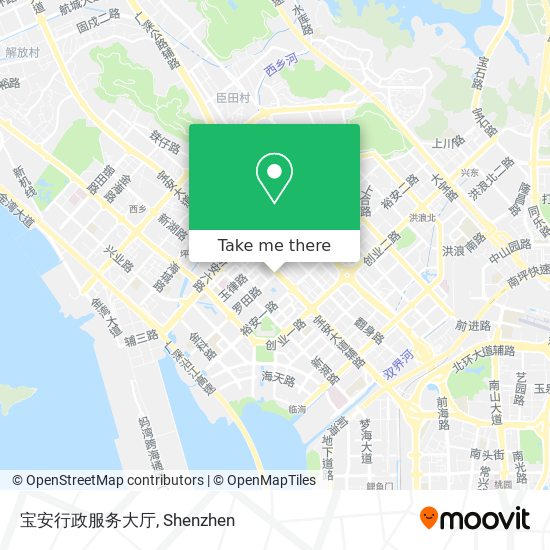 宝安行政服务大厅 map
