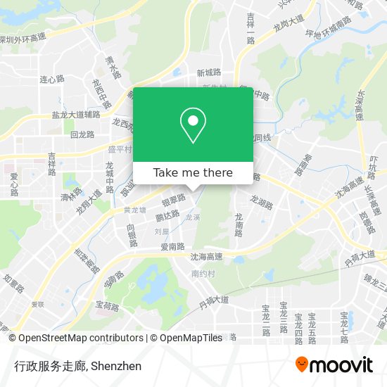 行政服务走廊 map