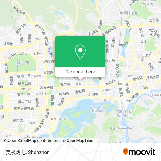 美极烤吧 map