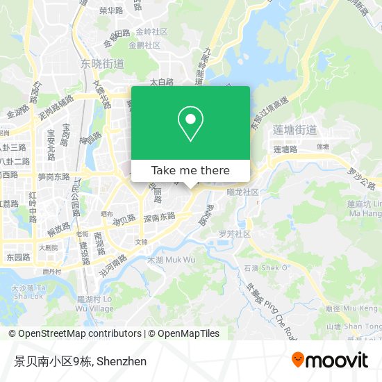 景贝南小区9栋 map