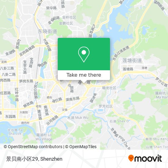 景贝南小区29 map