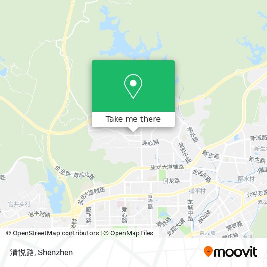 清悦路 map