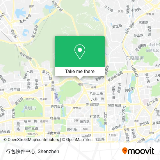 行包快件中心 map