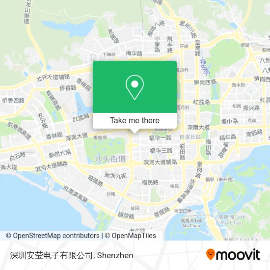 深圳安莹电子有限公司 map