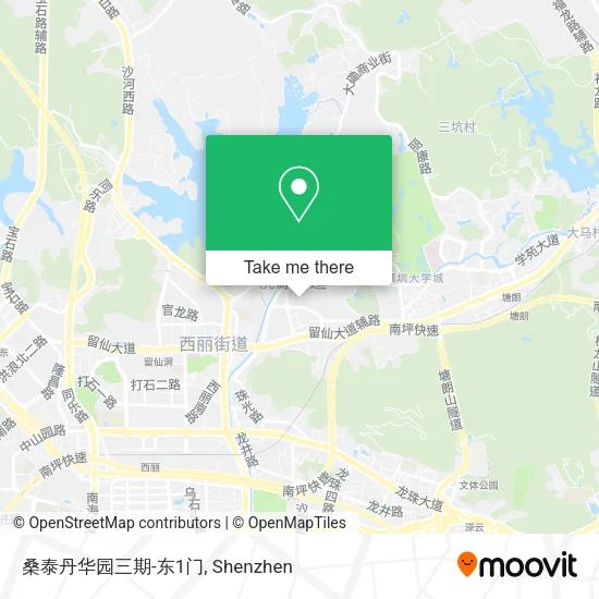 桑泰丹华园三期-东1门 map