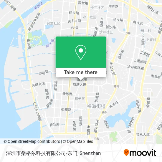 深圳市桑格尔科技有限公司-东门 map