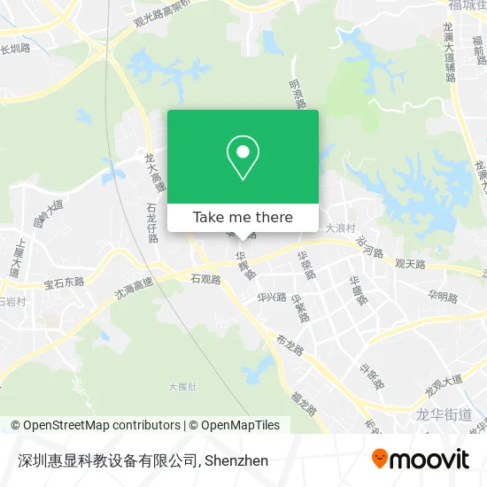 深圳惠显科教设备有限公司 map