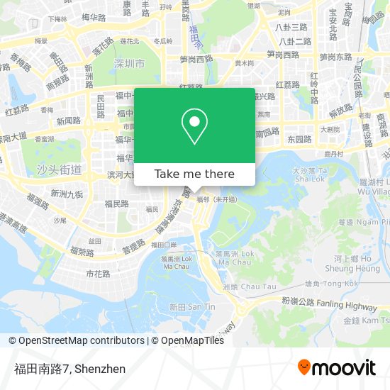 福田南路7 map