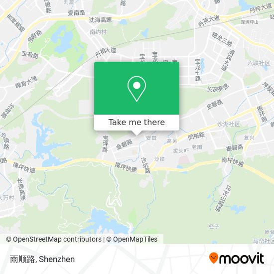 雨顺路 map