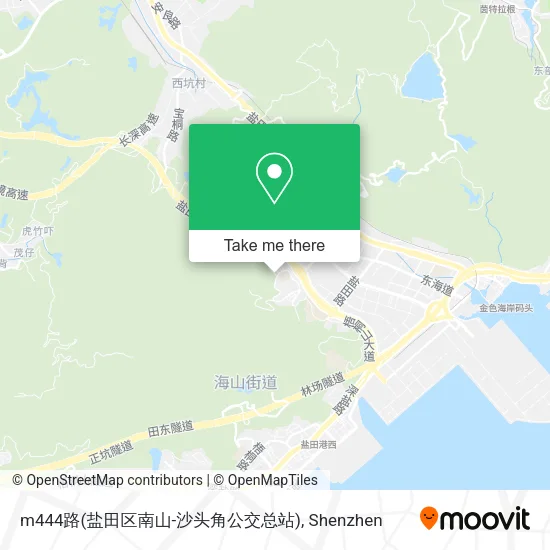 m444路(盐田区南山-沙头角公交总站) map