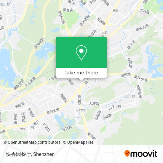 快香园餐厅 map