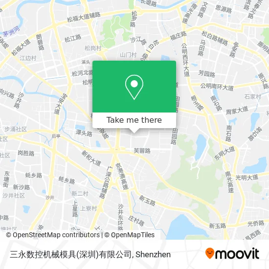 三永数控机械模具(深圳)有限公司 map