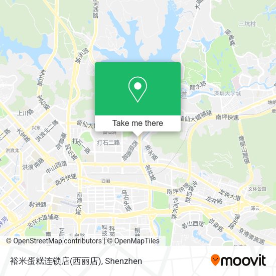 裕米蛋糕连锁店(西丽店) map