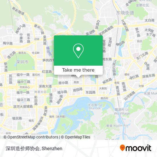 深圳造价师协会 map