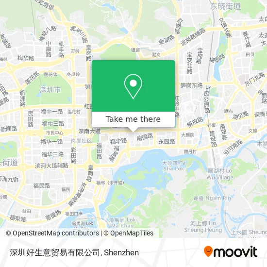 深圳好生意贸易有限公司 map