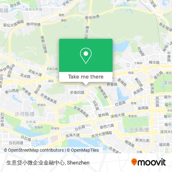 生意贷小微企业金融中心 map
