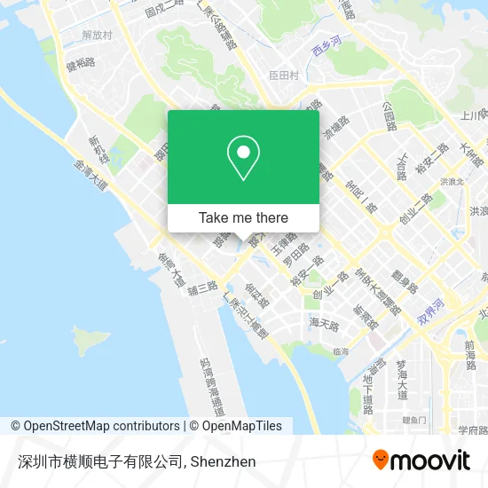 深圳市横顺电子有限公司 map