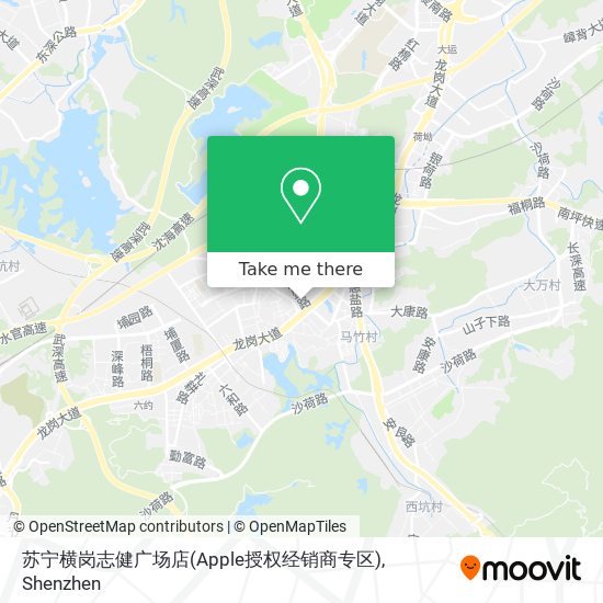 苏宁横岗志健广场店(Apple授权经销商专区) map