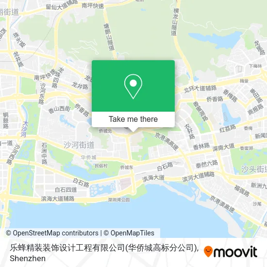 乐蜂精装装饰设计工程有限公司(华侨城高标分公司) map