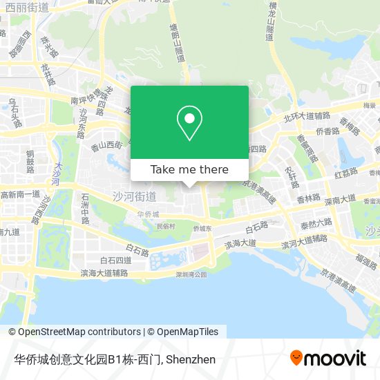 华侨城创意文化园B1栋-西门 map