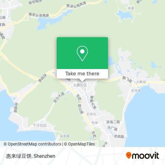惠来绿豆饼 map